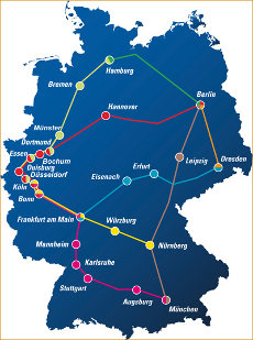 Buslinien Univers Reisen (ALDI)